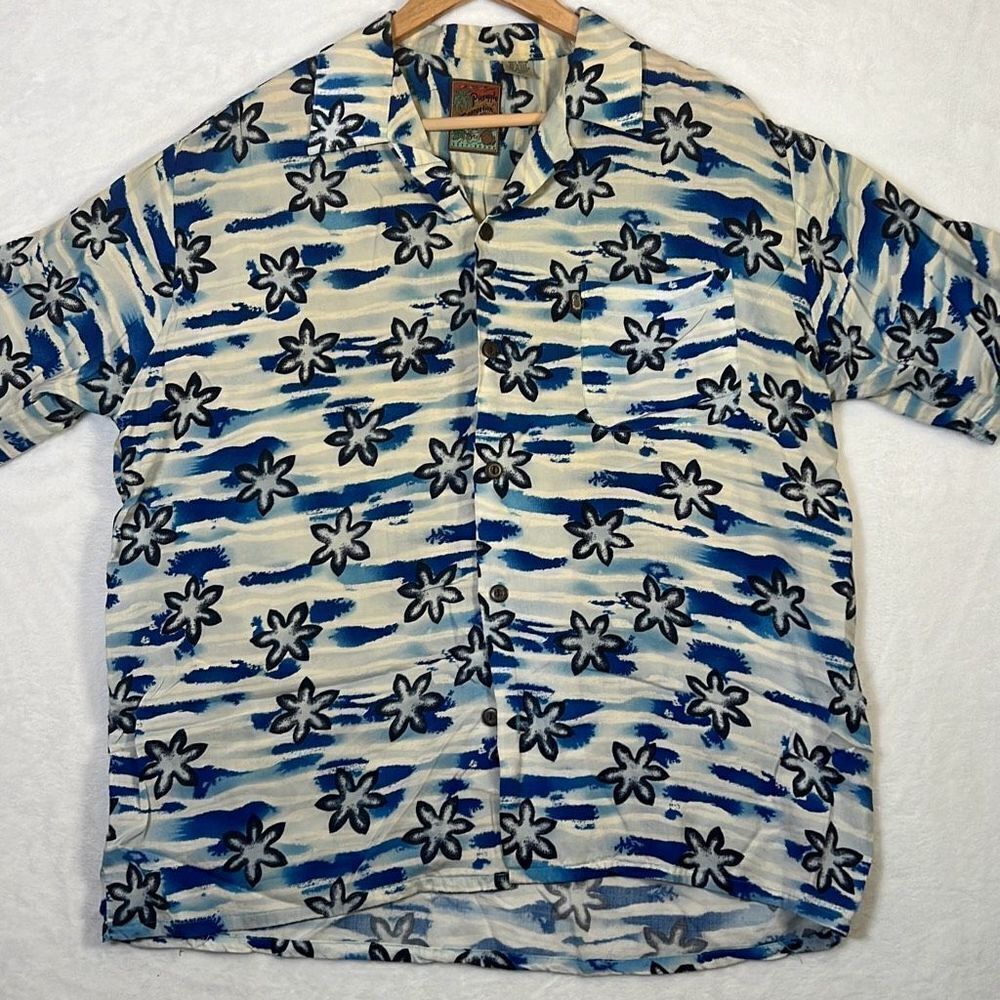 Pineapple connection Vintage Hawaiian short sleeve Button up Shirt - Mens Medium